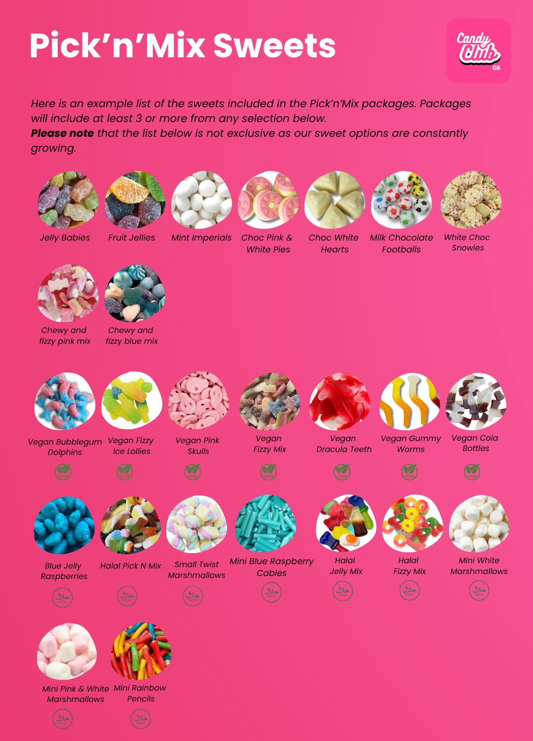 Eco-friendly Small Personalised Sweet Pouches