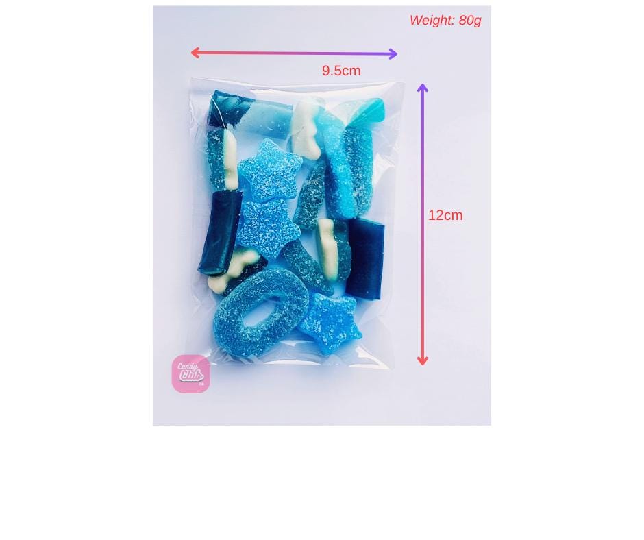 Personalised Party Favour Bags for Guests, Vegan, Halal, Birthday, Hen Do Sweets, Wedding Favours