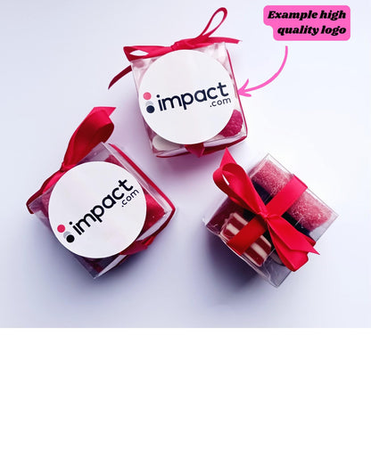 Corporate Small Sweet Cups With High Resolution Logo