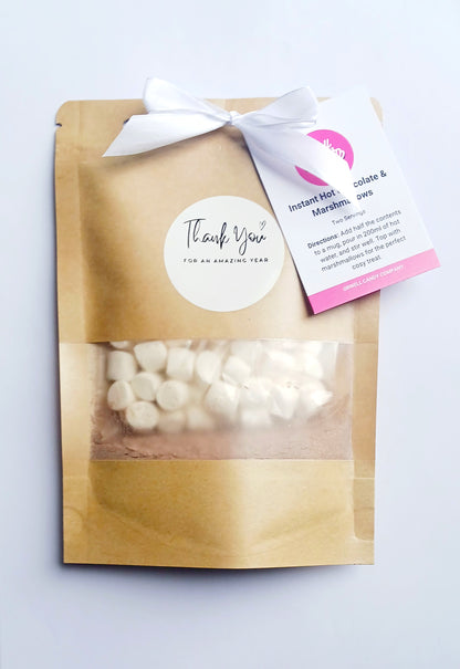 Eco-friendly Personalised Hot Chocolate With Marshmallows - Two Servings
