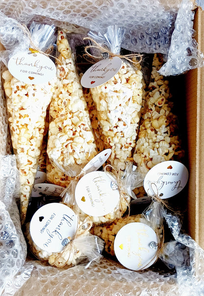 Thank You for Coming Popcorn Cones