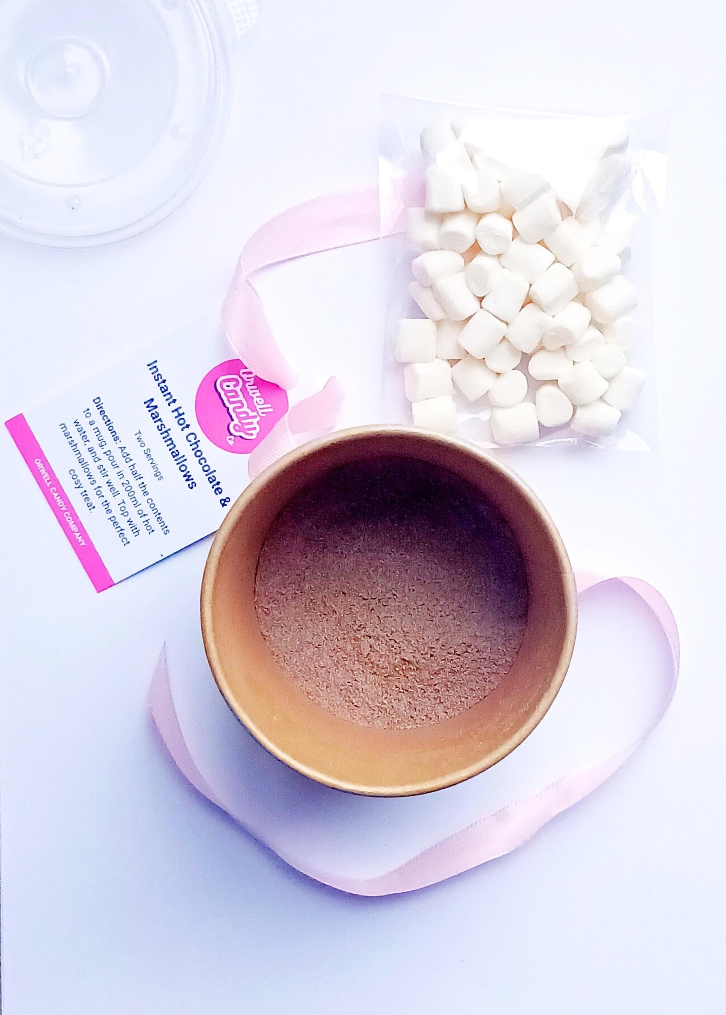 Eco-Friendly Reusable Hot Chocolate Cup with Marshmallows