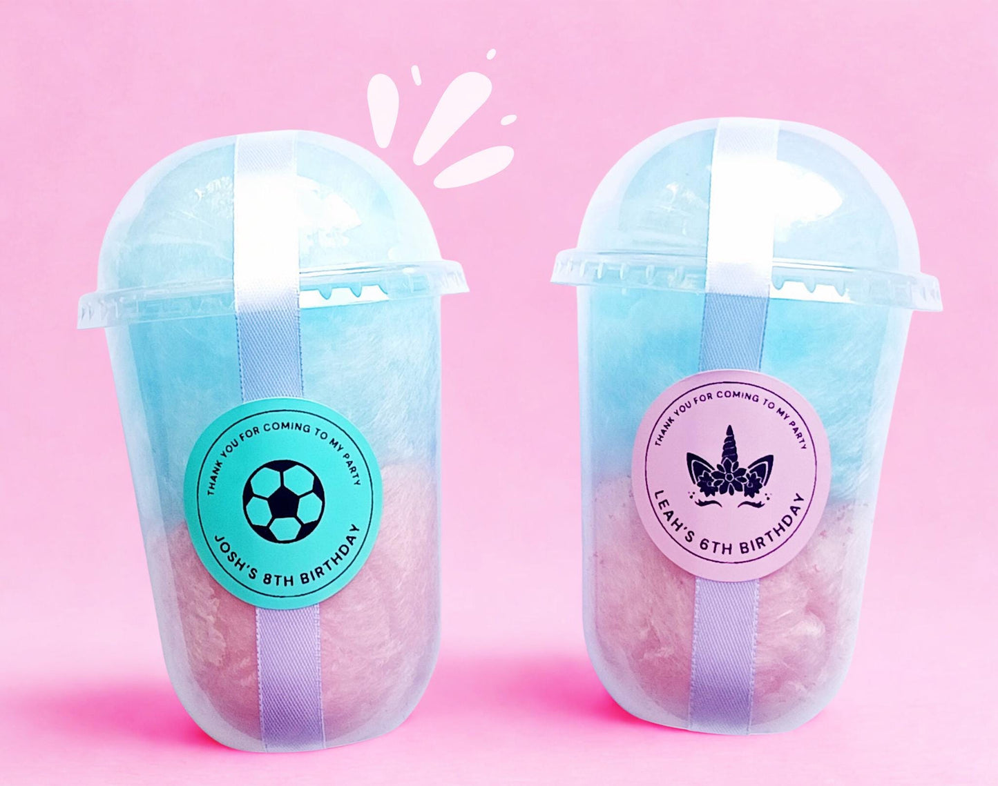 Personalised Freshly Spun Candy Floss
