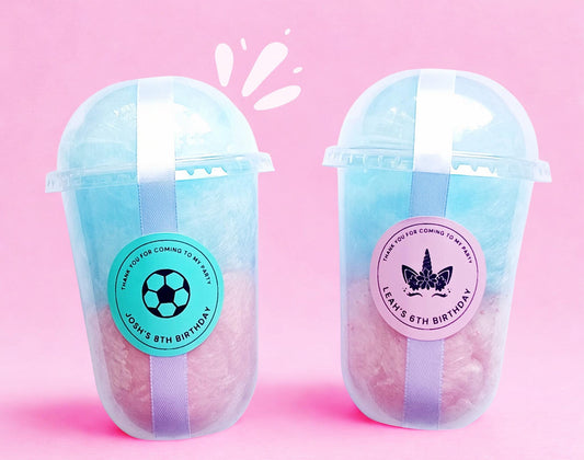 Personalised Freshly Spun Candy Floss