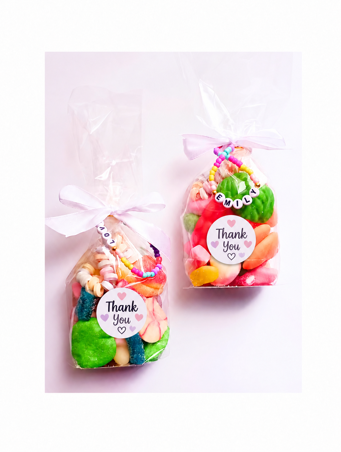 Personalised Name Bracelet Sweet Bag
