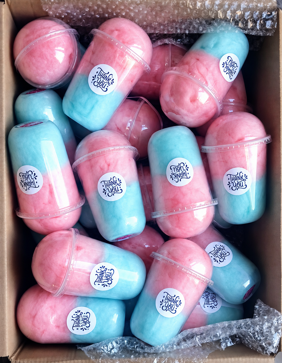 Personalised Freshly Spun Candy Floss