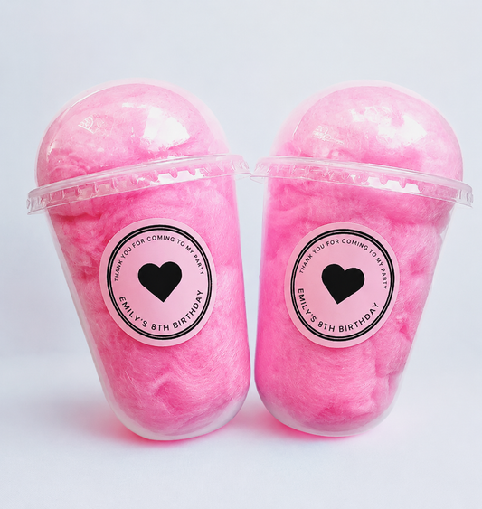Personalised Freshly Spun Candy Floss