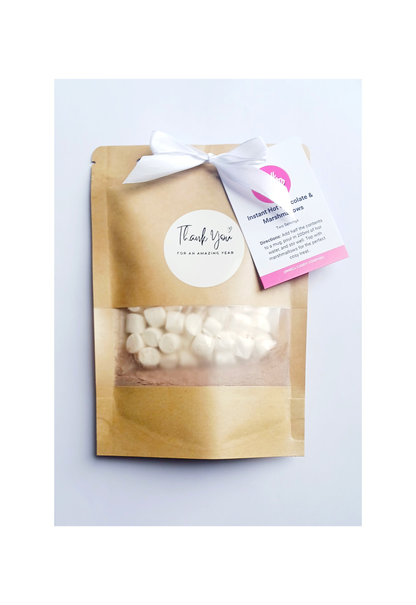 Eco-friendly Personalised Hot Chocolate With Marshmallows - Two Servings