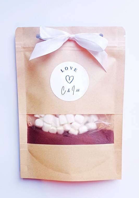 Eco-friendly Personalised Hot Chocolate With Marshmallows - Two Servings