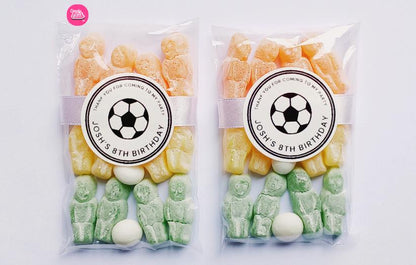 Personalised Football Player Favour Bags for Guests, Birthday, Hen do sweet