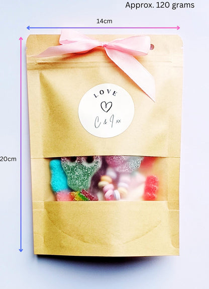Eco-friendly Medium Personalised Sweet Pouch