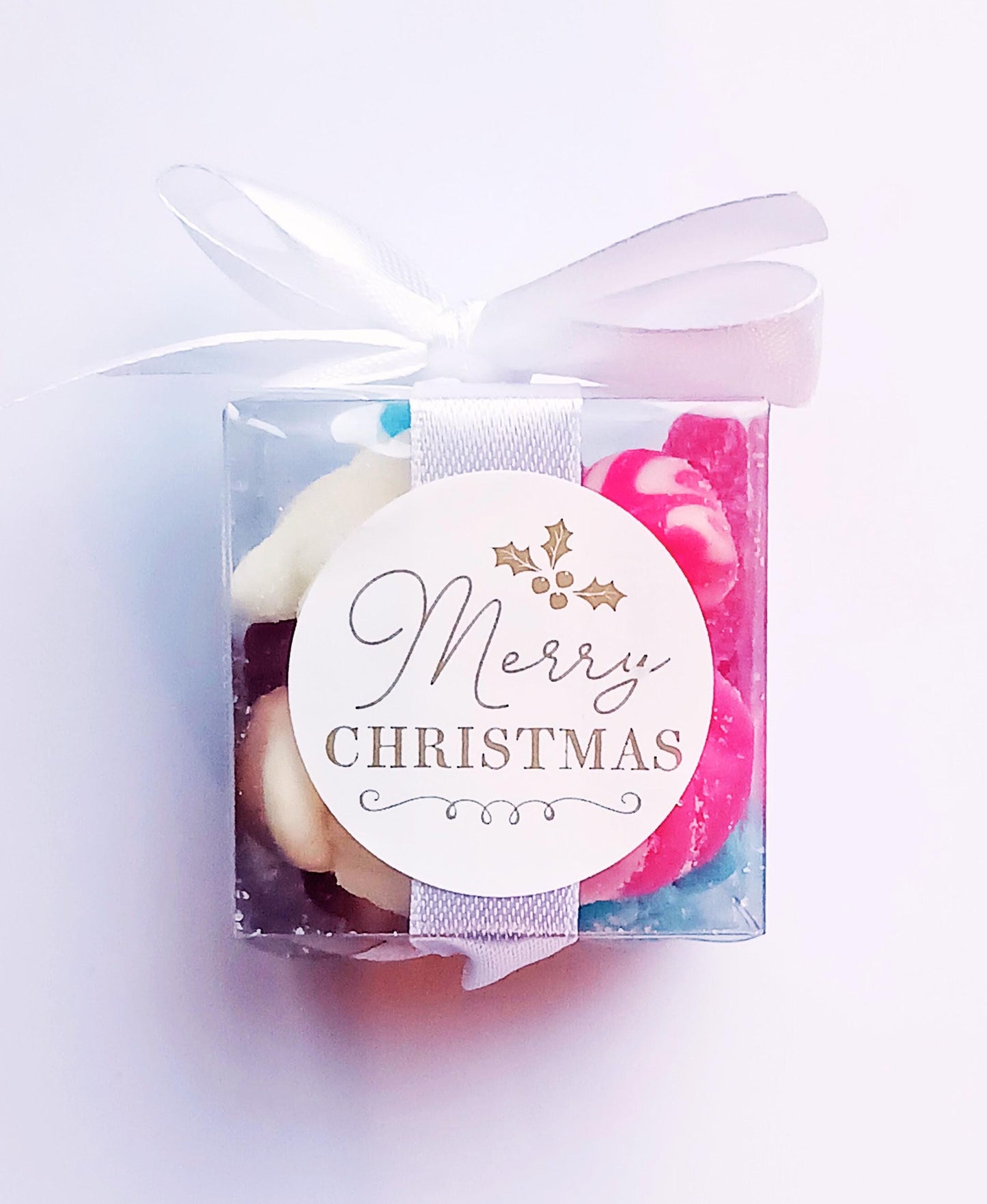 Personalised Festive Sweet Cube