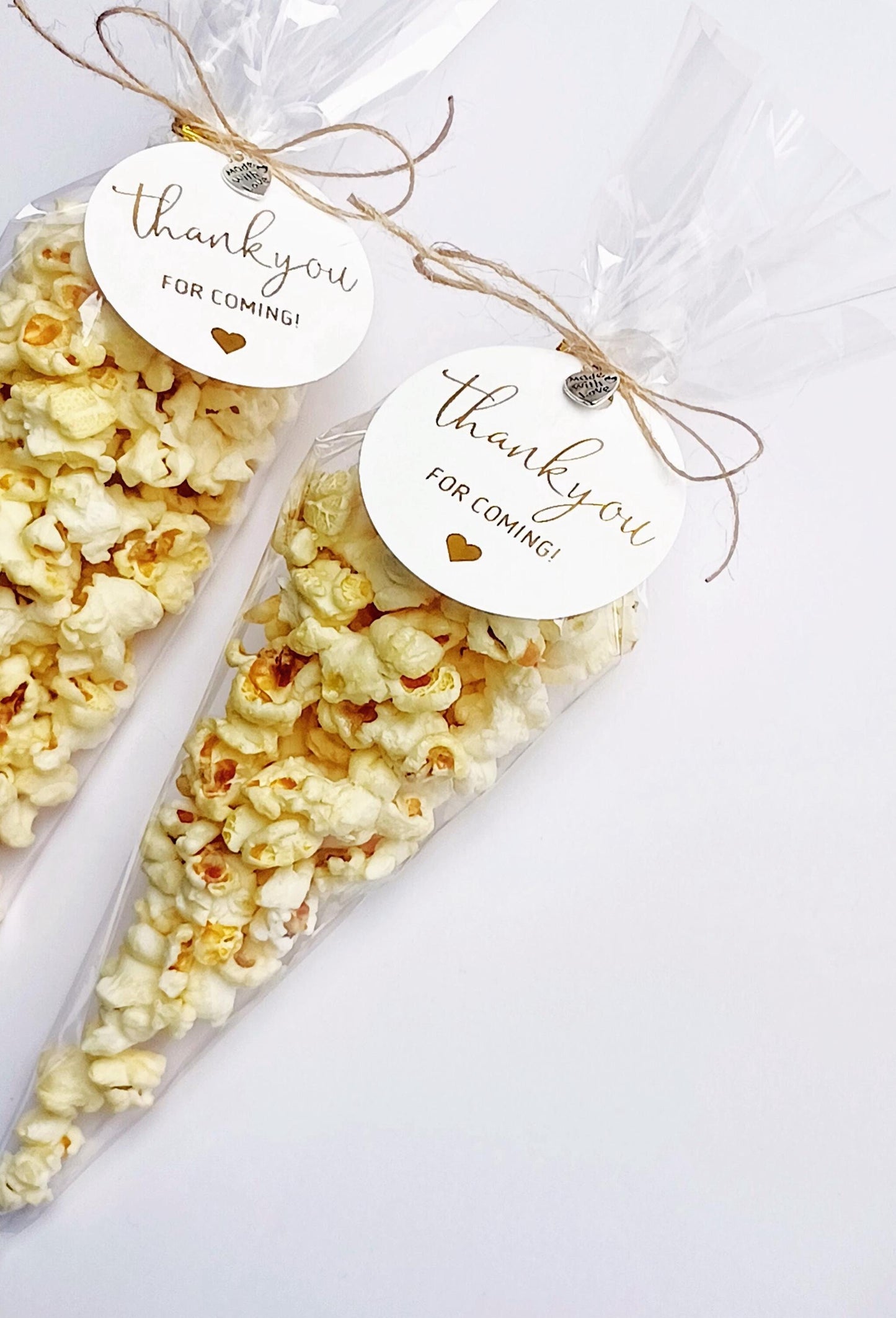 Thank You for Coming Popcorn Cones