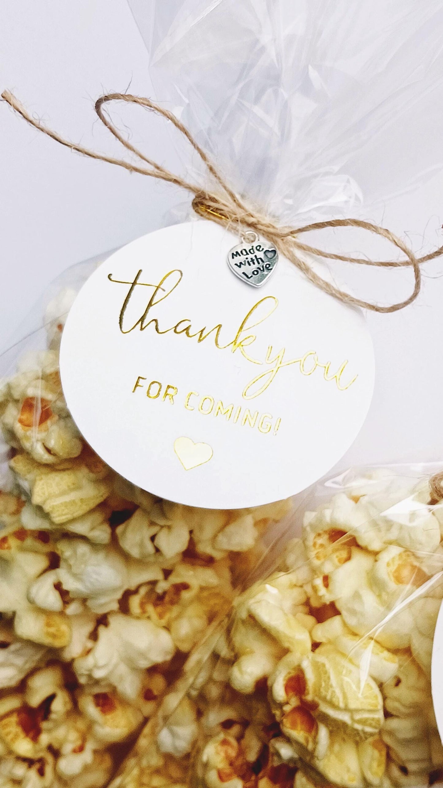 Thank You for Coming Popcorn Cones