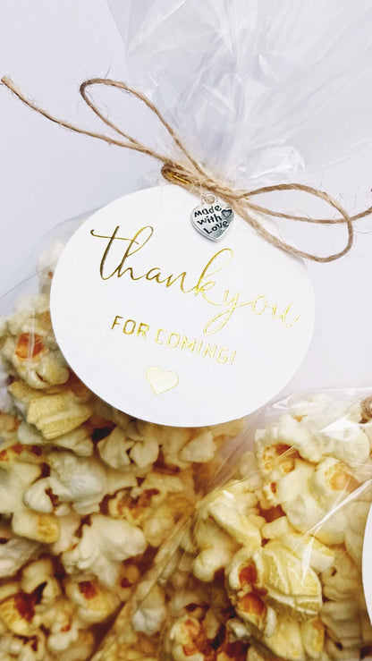 Thank You for Coming Popcorn Cones