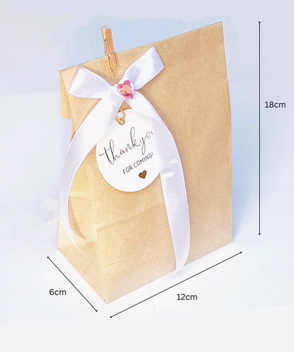 Thank You for Coming Favour Bags