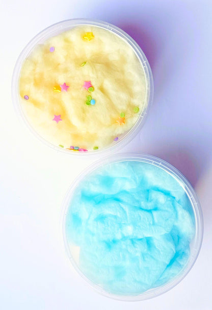 Rainbow Candy Floss Pots with Sprinkles