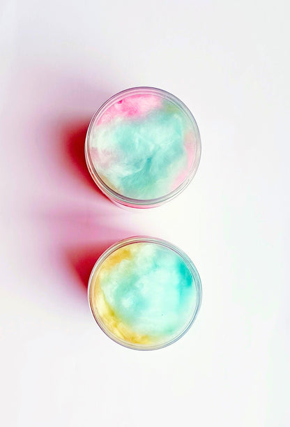 Personalised Rainbow Candy Floss Pots