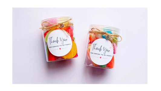 Personalised Sweet Jar Party Favours