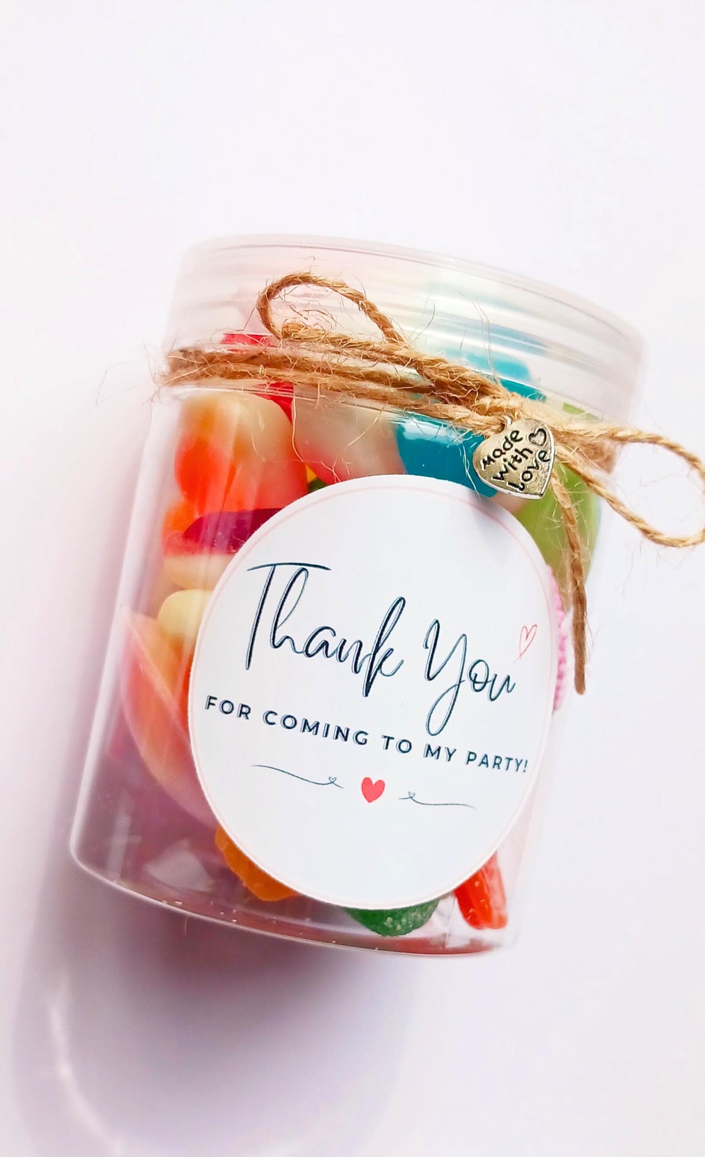 Personalised Sweet Jar Party Favours