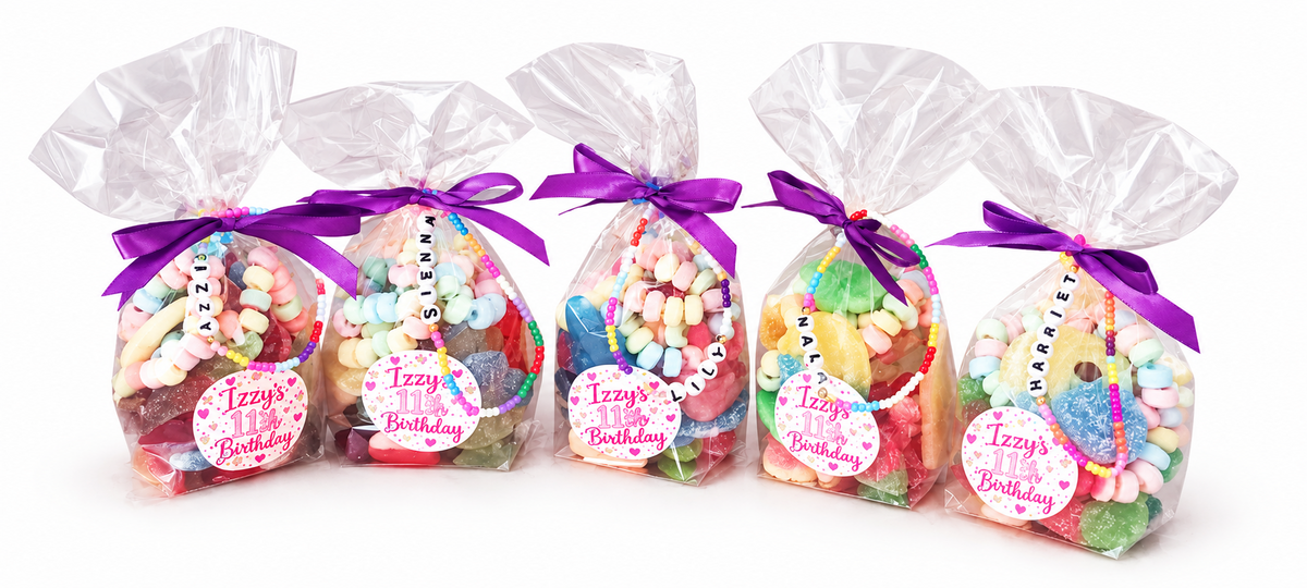 Personalised Name Bracelet Sweet Bag